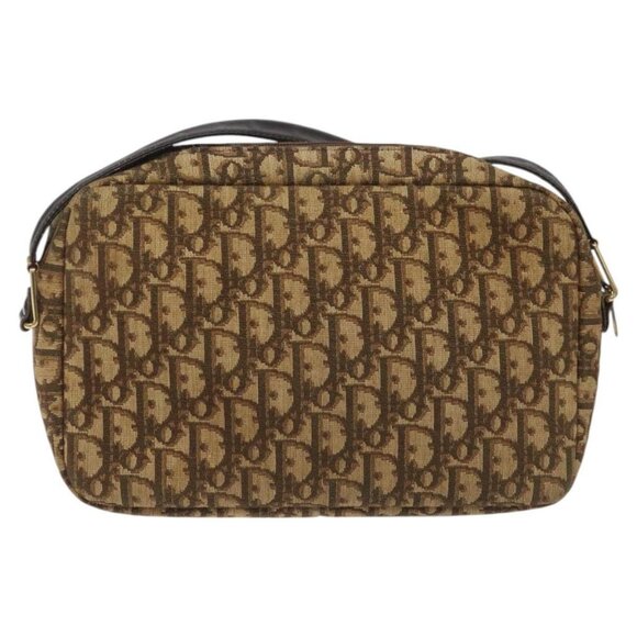 Christian Dior Trotter Canvas Shoulder Bag Brown Auth EC573 - Picture 3 of 16